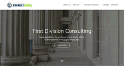 Desktop Screenshot of firstdivisionconsulting.com